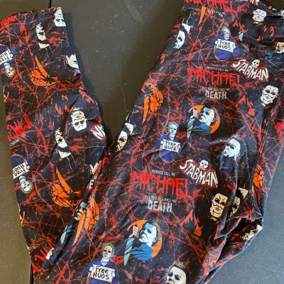 Michael Myers Horror Legging Pants Halloween Horror Size 2X